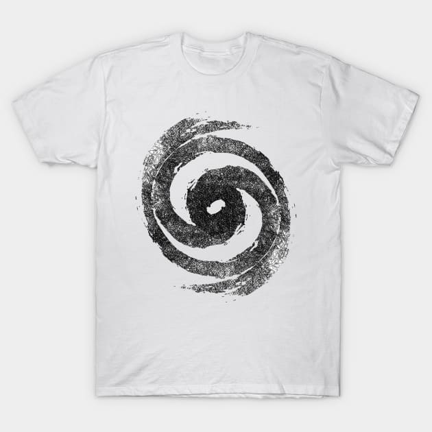 Yin Yang Retro Graphic Chinese Circle Shirt T-Shirt by joyjeff